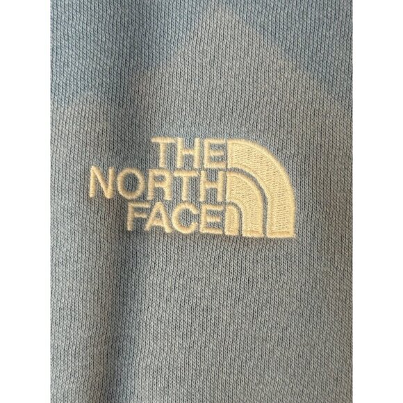 The North Face Sweatshirt Women Medium Steel Blue Evolution Hi Low Hoodie NWT - Picture 7 of 15